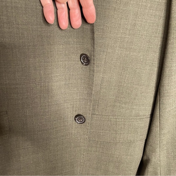 Lands End Classic Tailored Fit Wool Mens Sports Coat Size 44 Long office wedding - Picture 3 of 13